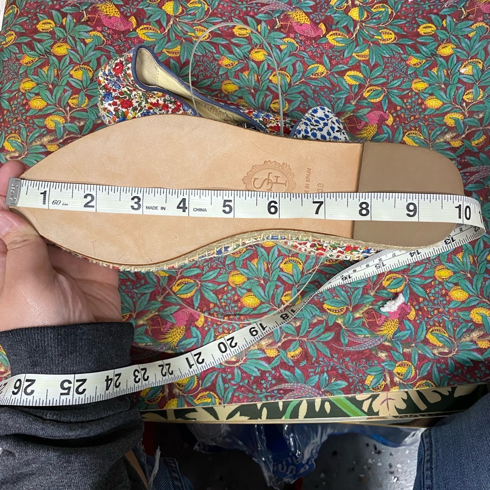 New Sarah Flint Elena Floral espadrilles size 38 - Picture 9 of 9